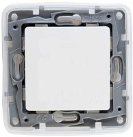 Переключатель без рамки Legrand Etika 1-кл. проходной IP44 белый  картинка